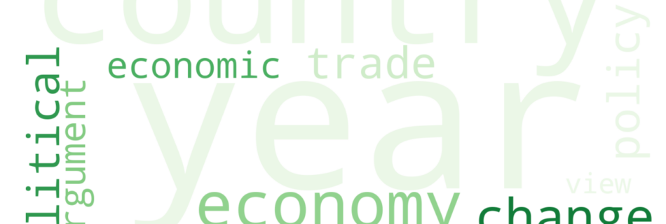 Word cloud of the most discussed Politics terms this week